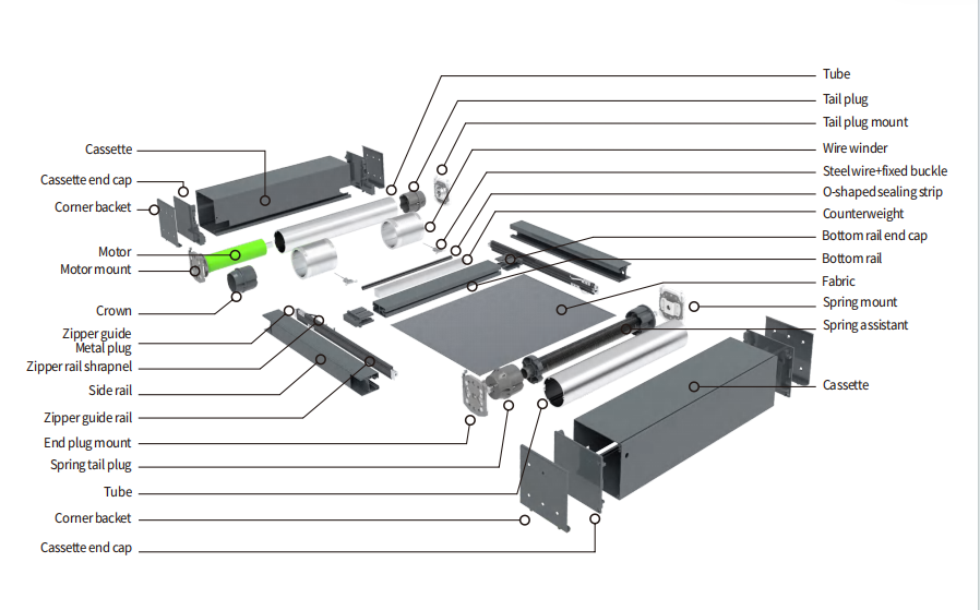 tw001 product exploded view